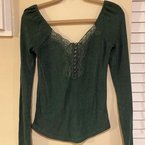 FREE PEOPLE LACE TOP